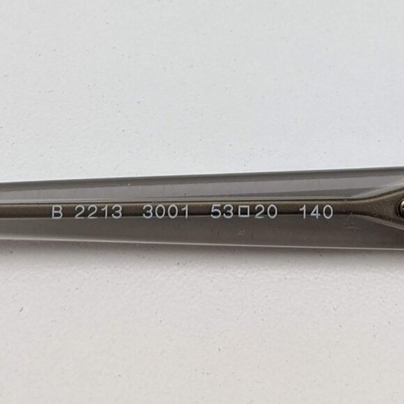 🕶️Made in Italy! Burberry B2213 3001 Eyeglasses 53/20 140 /KAZ517🕶️​ - Picture 6 of 7